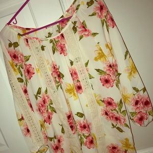 Brand new, without tag, women’s flower blouse